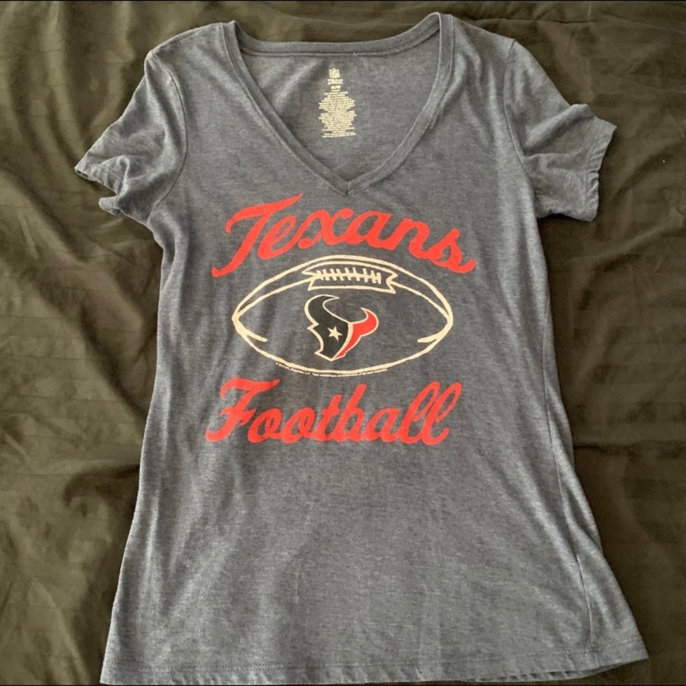 Texans Football V-neck Shirt